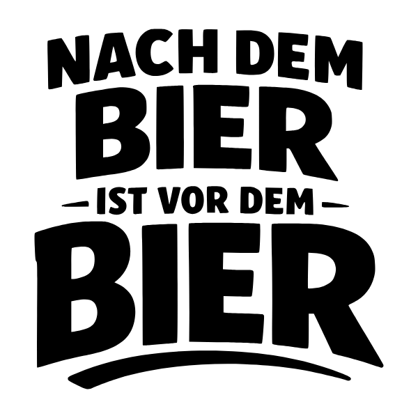 Motiv 2: Nach dem Bier ist vor dem Bier