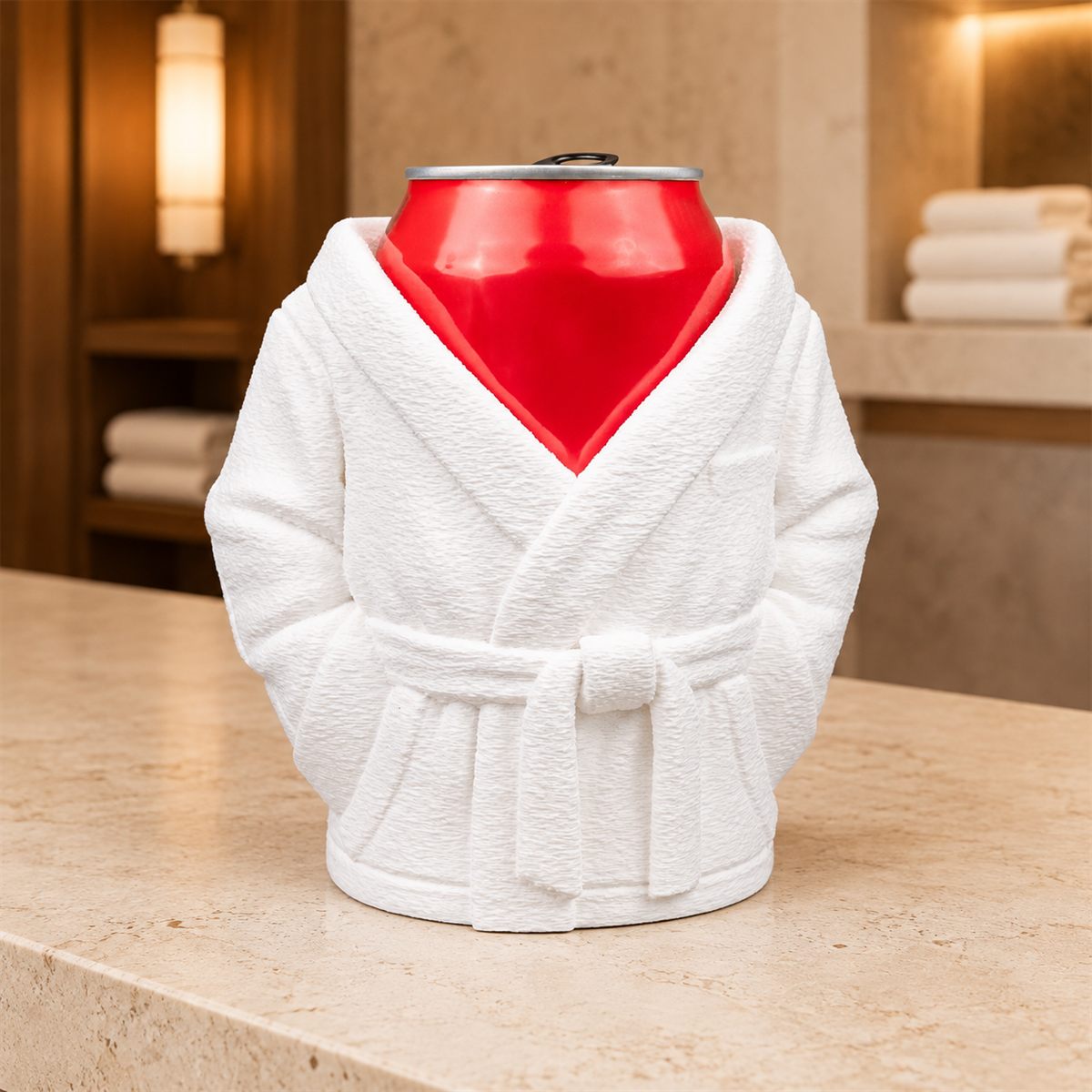 Dosenhalter, Bademantel-Design