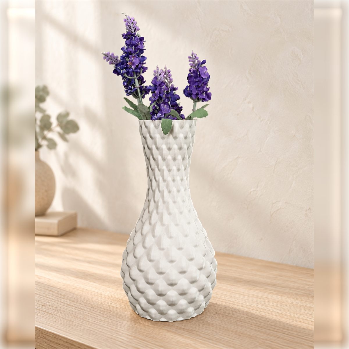 Vase Diamantmuster