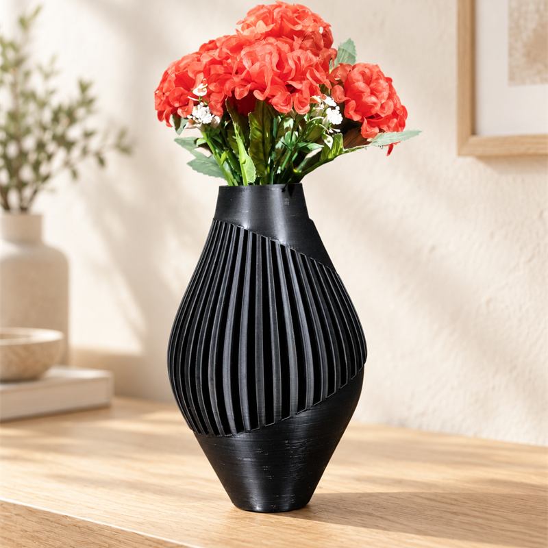 Vase Lamellenstruktur — Ansicht 2