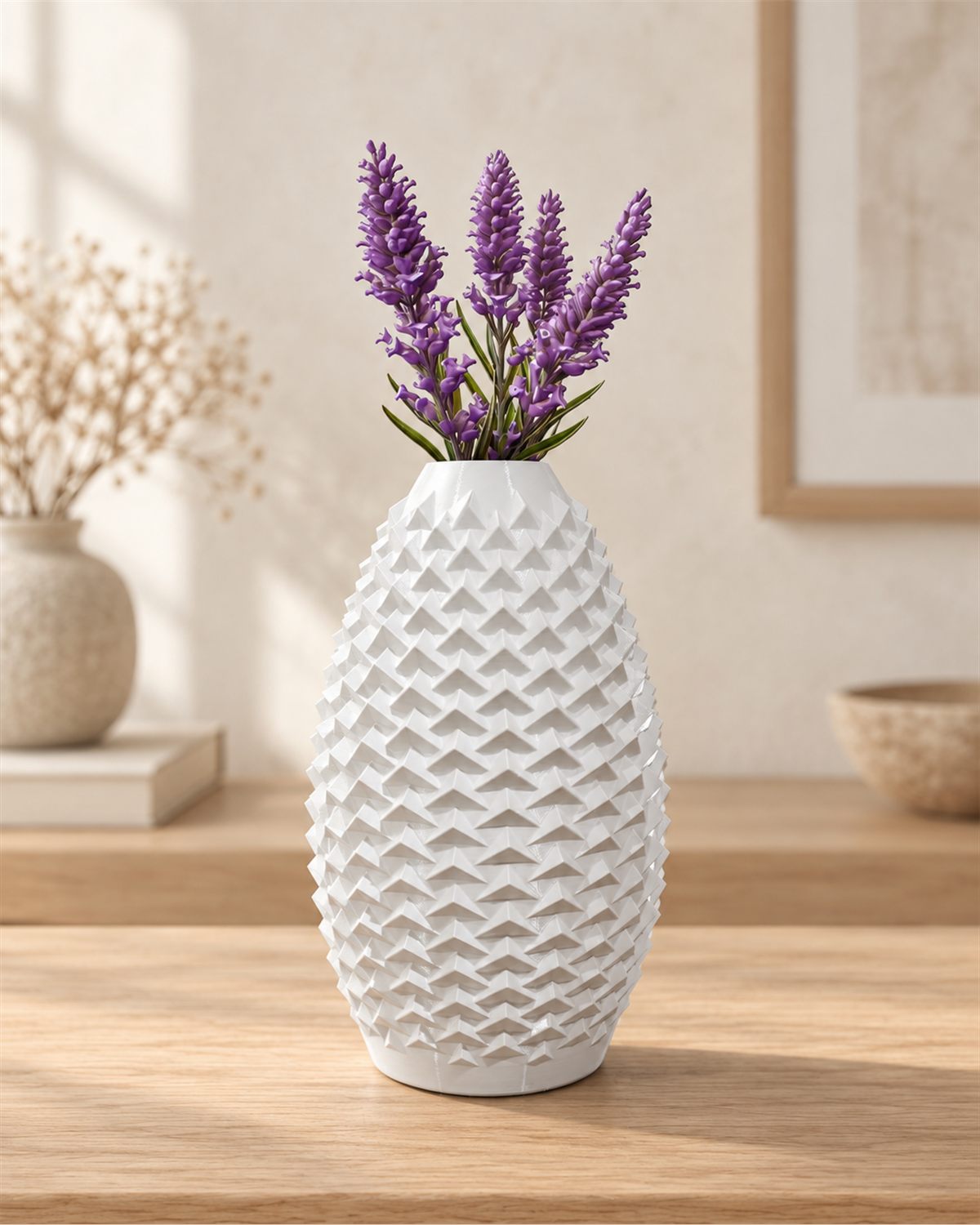 Vase Spitzenmuster